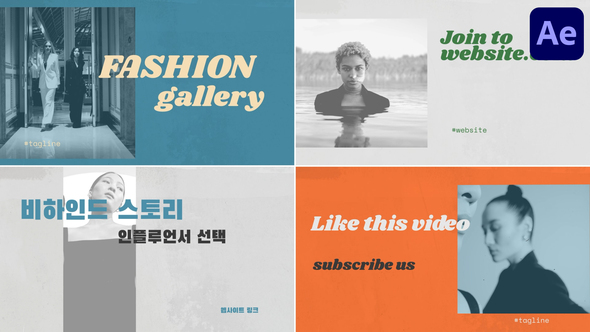 Kinetic Opener for After Effects Openers template preview