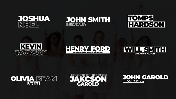 Lower Thirds | AE Elements template preview