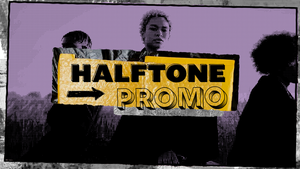 Halftone Promo Openers template preview