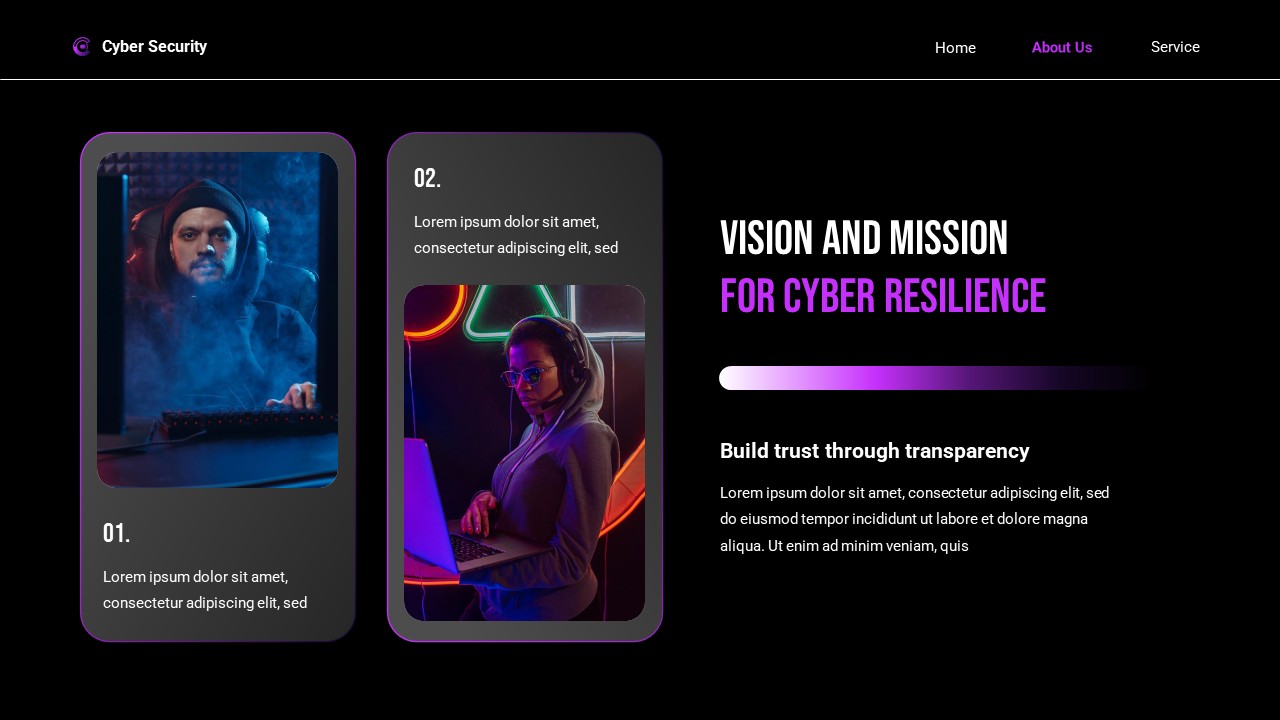 Cyber Security PowerPoint Template, Presentation Templates | GraphicRiver