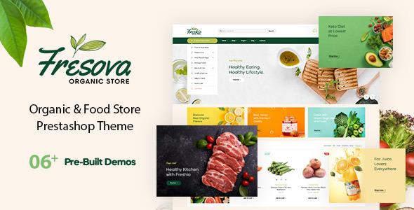 Fresova Elementor – Organic & Food Prestashop Store