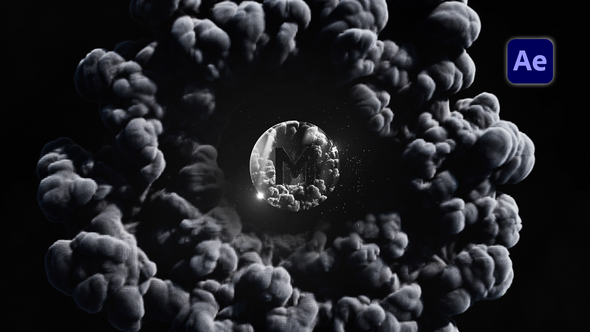 Smoke Explosion Logo Logo Stings template preview