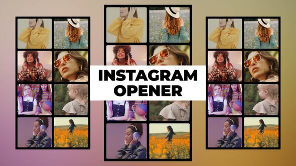 Instagram Opener Openers template preview