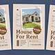 Minimalist House for Rent Flyer