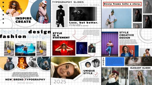 Typography Slides 1.0 | AE Titles template preview
