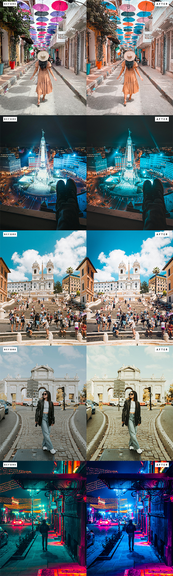 Cityscape Lightroom Presets