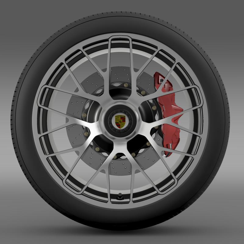 Porsche 911 Turbo S 2013 wheel by CreativeIdeaStudio | 3DOcean