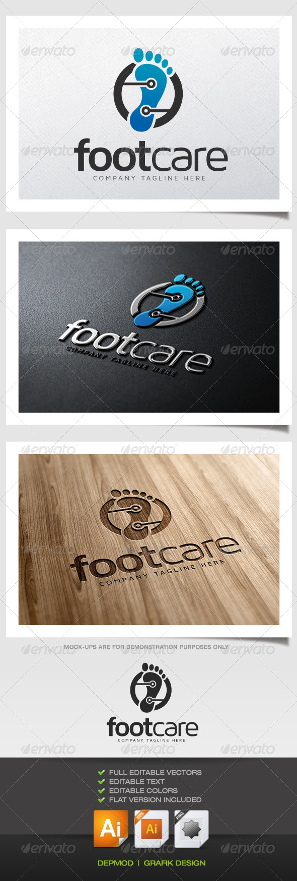 Foot Care Logo - Humans Logo Templates