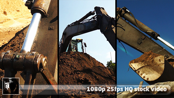 Road Construction -- Excavator Pack 1 (3 Shots)