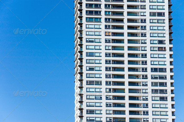 Detail of a skyscraper - Stock Photo - Images