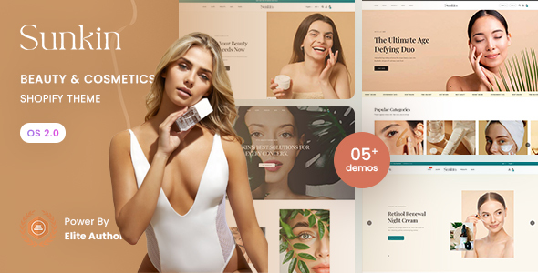 Sunkin – Beauty & Cosmetics Store Shopify 2.0 Theme