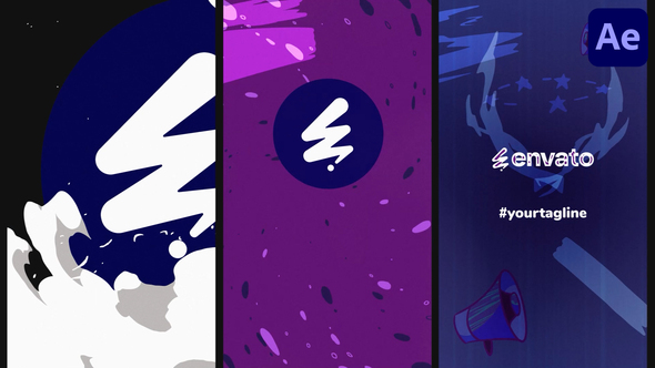 Liquid Smoke Speaker Logo | After Effects Logo Stings template preview