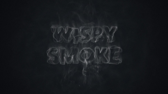Wispy Smoke Titles Titles template preview