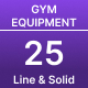 Gym Equipment Icon Pack 