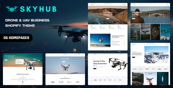 Skyhub – Drone & UAV Business Shopify Theme