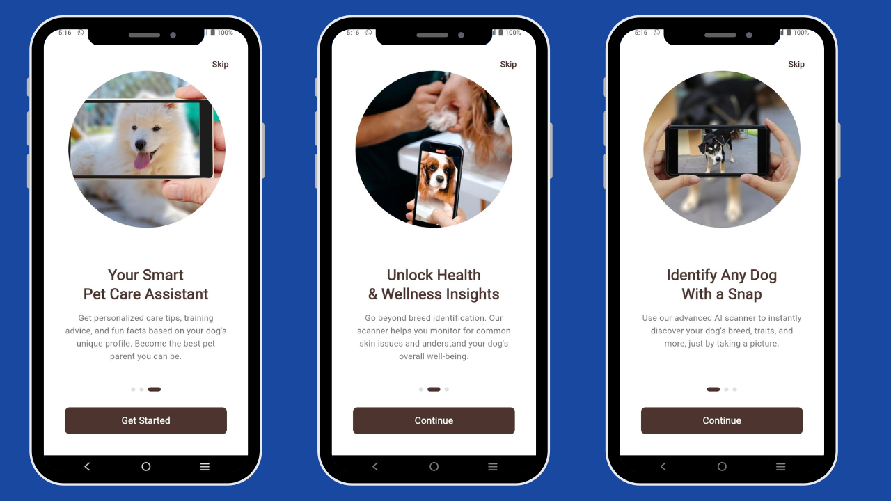 AI Dog Scanner Flutter App AI Dog Identifier AI Dog Breed Detection App  Gemini-Powered