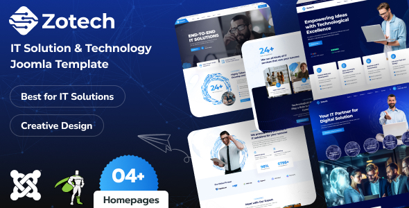 Zotech – IT Solutions & Technology Joomla Template