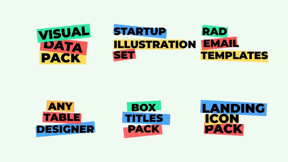 Box Titles V2.0 | AE Titles template preview