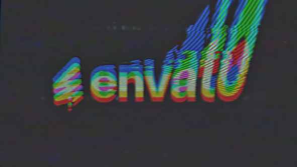 VHS Logo Logo Stings template preview