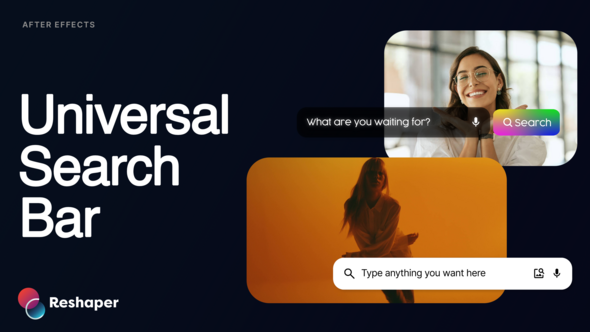 Universal Search Bar Elements template preview