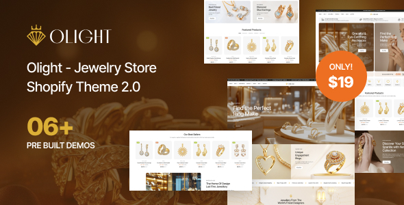 Olight – Jewelry Store Shopify Theme OS 2.0