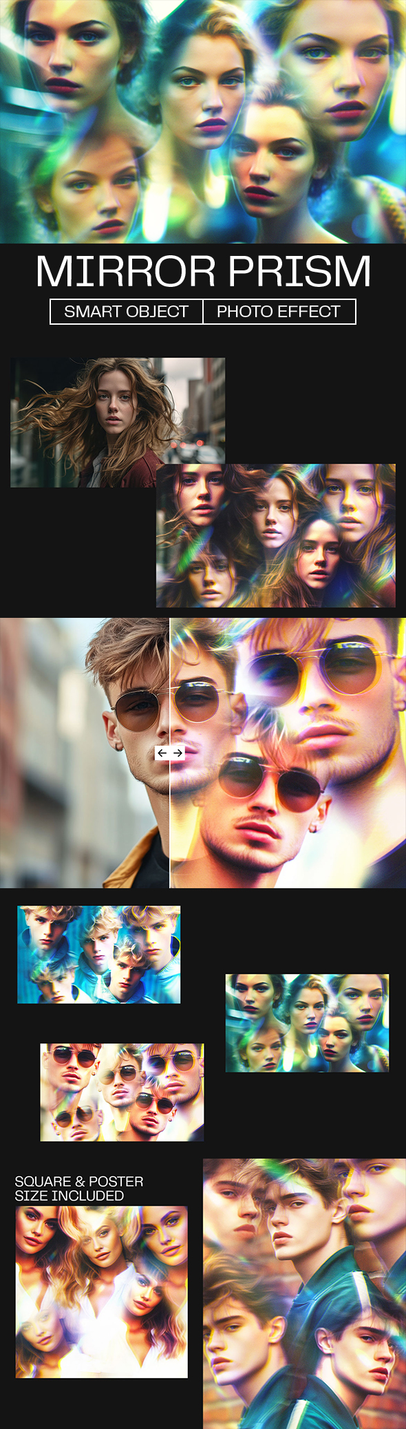 Mirror Prism Photo Effect
