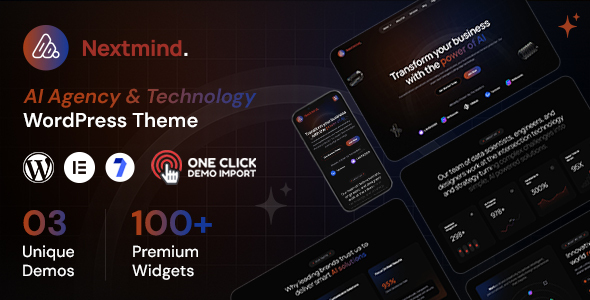 Nextmind – AI Agency & Technology WordPress Theme