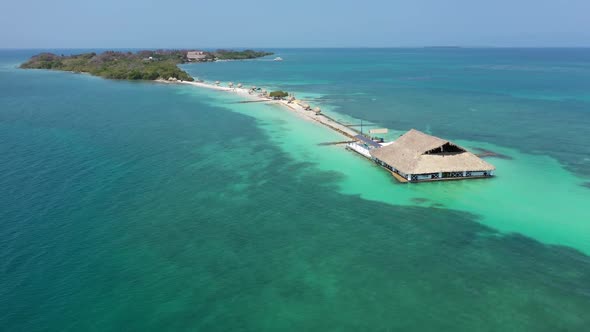 Cartagena Bolivar Tourist Landscapes of Cartagena Atlantic Colombiana Aerial View alt