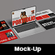 Laptop Screen Website Mockup 