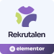 Rekrutalen - Job Listing & Recruitment Agency Elementor Pro Template Kit