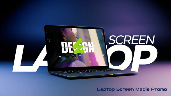 Elegant Laptop Screen Mockup Product Promo template preview