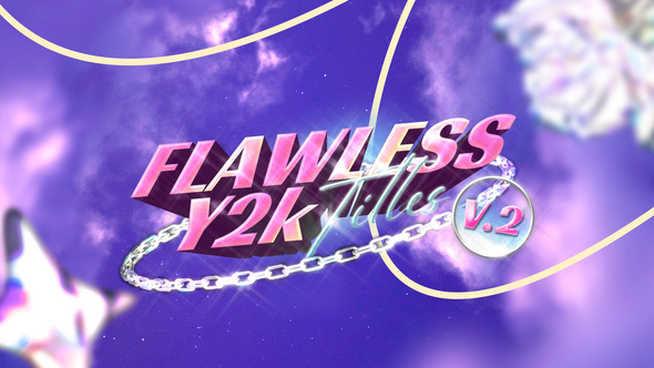 Flawless Y2K Titles V2 Titles template preview