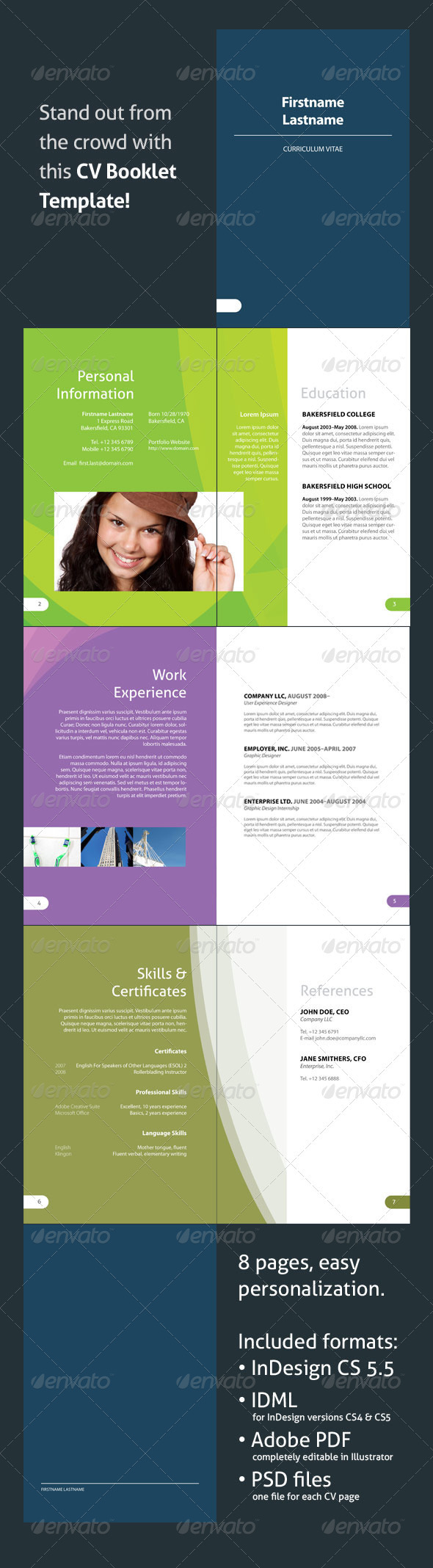 CV Booklet Template