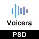 Voicera |  AI Voiceover PSD Template