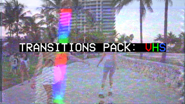 Transitions Pack: VHS | After Effects Elements template preview
