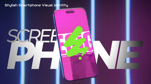 Stylish Smartphone Visual Identity Product Promo template preview