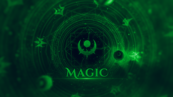 Dark Magic Logo Opener Logo Stings template preview