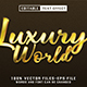 Luxury World Editable Text Effect 