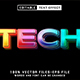 Tech 3d Text - Editable Text Effect 