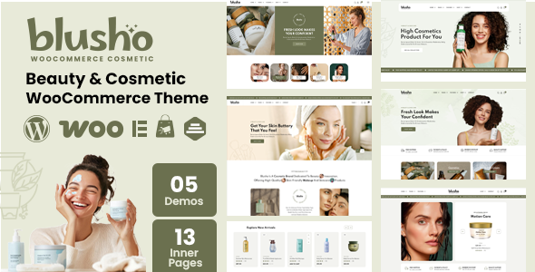 Blusho – Beauty & Cosmetics Store WooCommerce WordPress Theme