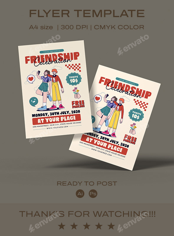 Friendship Celebration Flyer