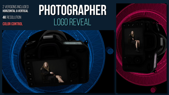 Photographer Logo Reveal Openers template preview