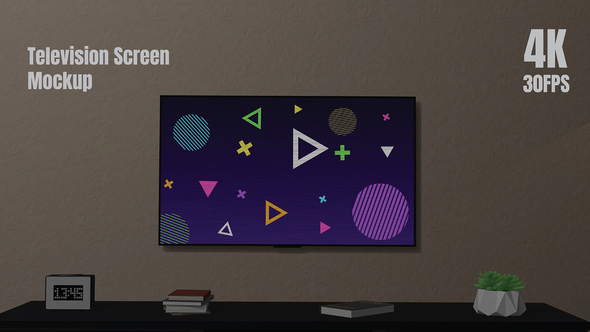 Television Screen Mockup broadcast-packages template preview