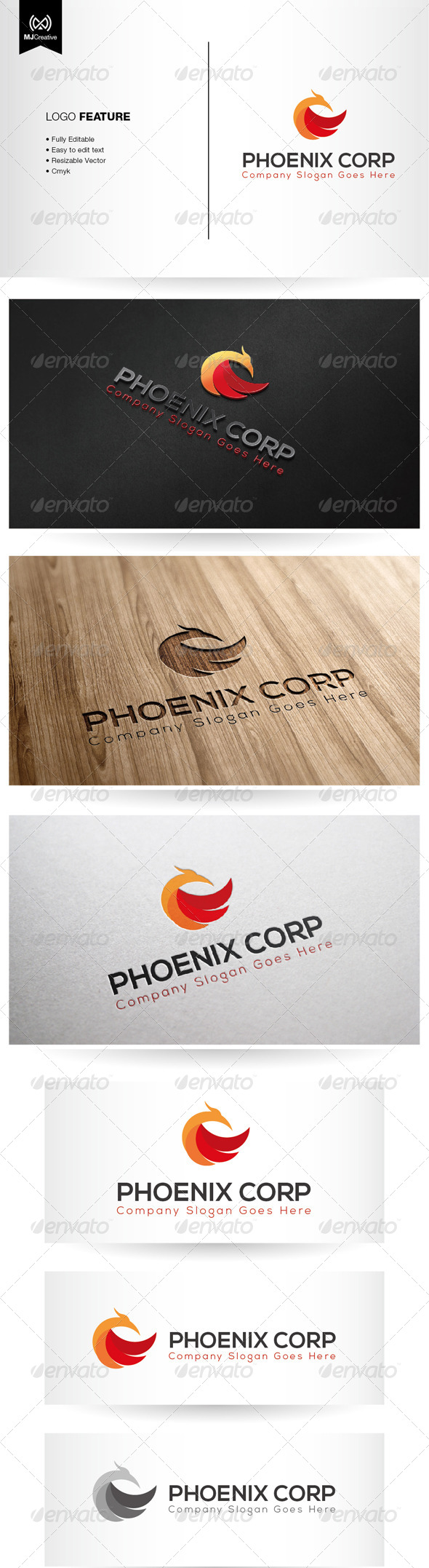 Phoenix Logo - Animals Logo Templates