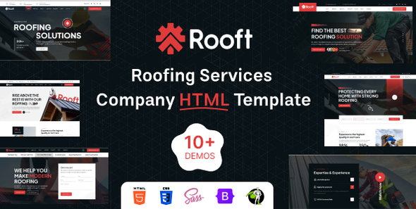 Rooft – Roofing Services & Contractor HTML Template