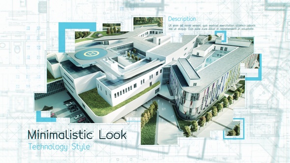 Architecture Slideshow & Trailer Titles Video Displays template preview