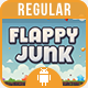 Flappy Junk (REGULAR) - ANDROID - BUILDBOX CLASSIC game 