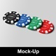 Casino Chips Mockup 