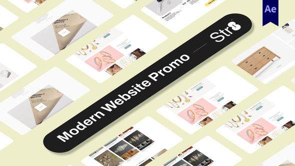 Modern Website Promo Product Promo template preview