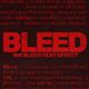 Ink Bleed Text Effect Template 